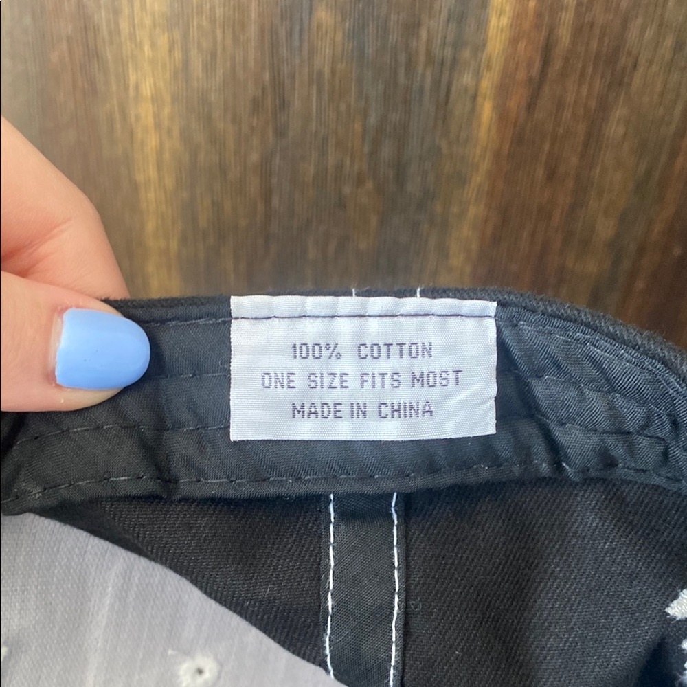 Kid Rock “American Bad Ass” Black Hat With White Stitching And Embroidered Logo - Picture 11 of 11